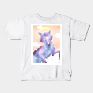 Light wolf dog Kids T-Shirt